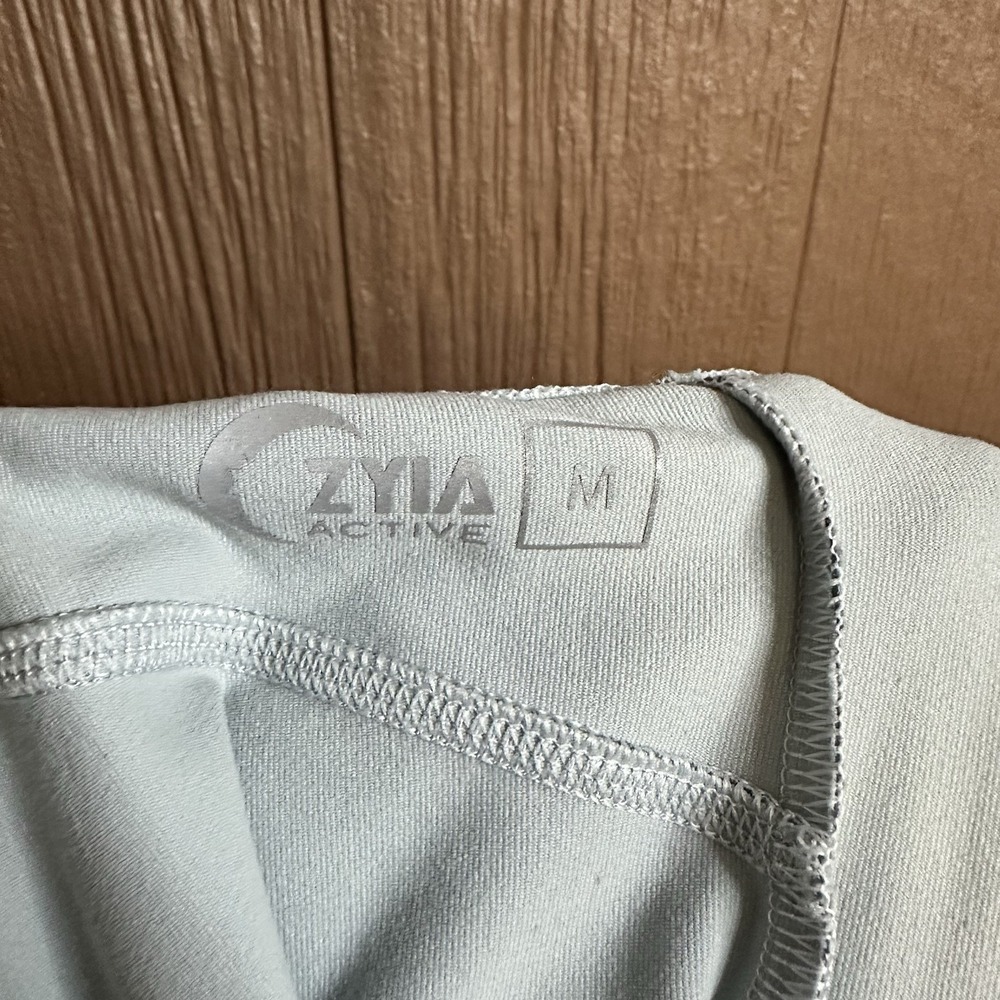 Zyia Active Unwind Joggers Womens Size M Gray Camo Drawstring Stretch Athletic - Picture 6 of 6